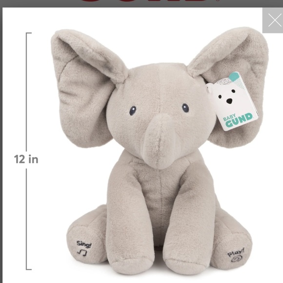GUND Animated Flappy the Elephant Plush - Picture 2 of 7